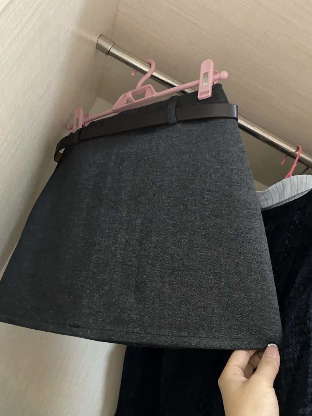 29块?的西装磨毛a字裙实物图来啦！