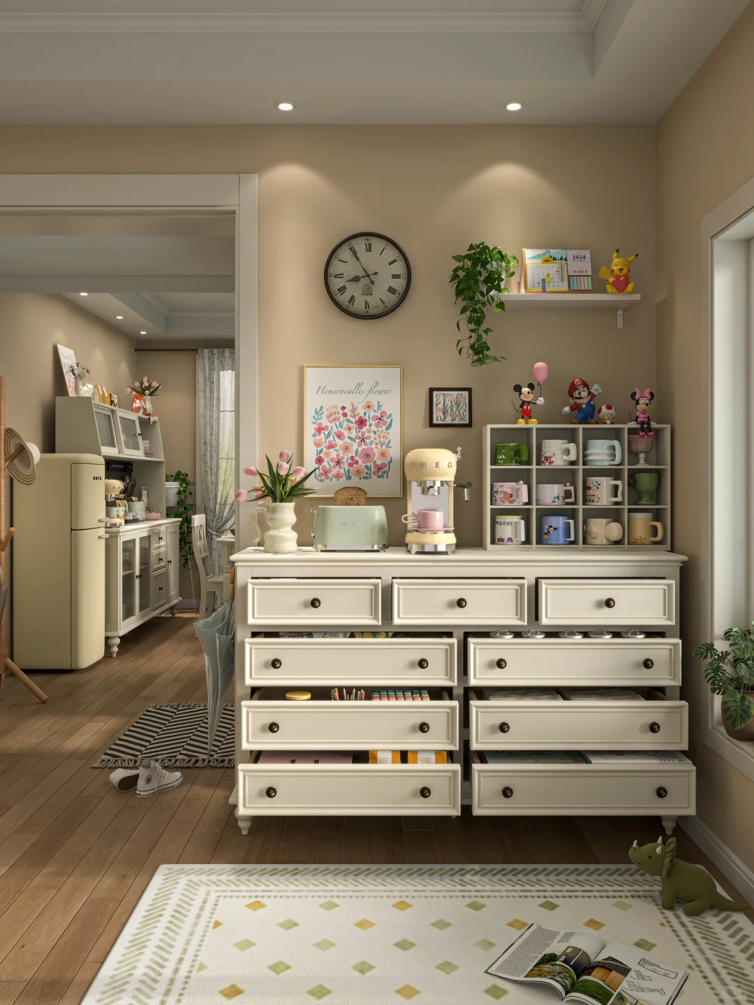 小红书抄作业成功?，这个斗柜也太好用了吧