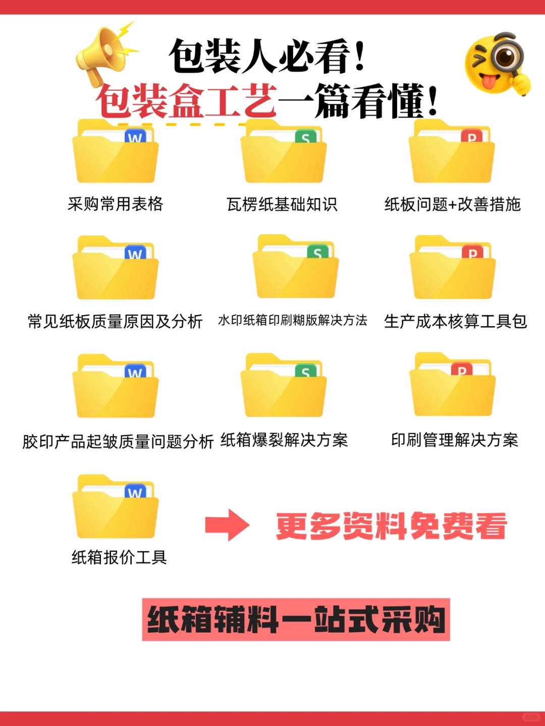 包装人必看！包装盒工艺一篇看懂！（下)