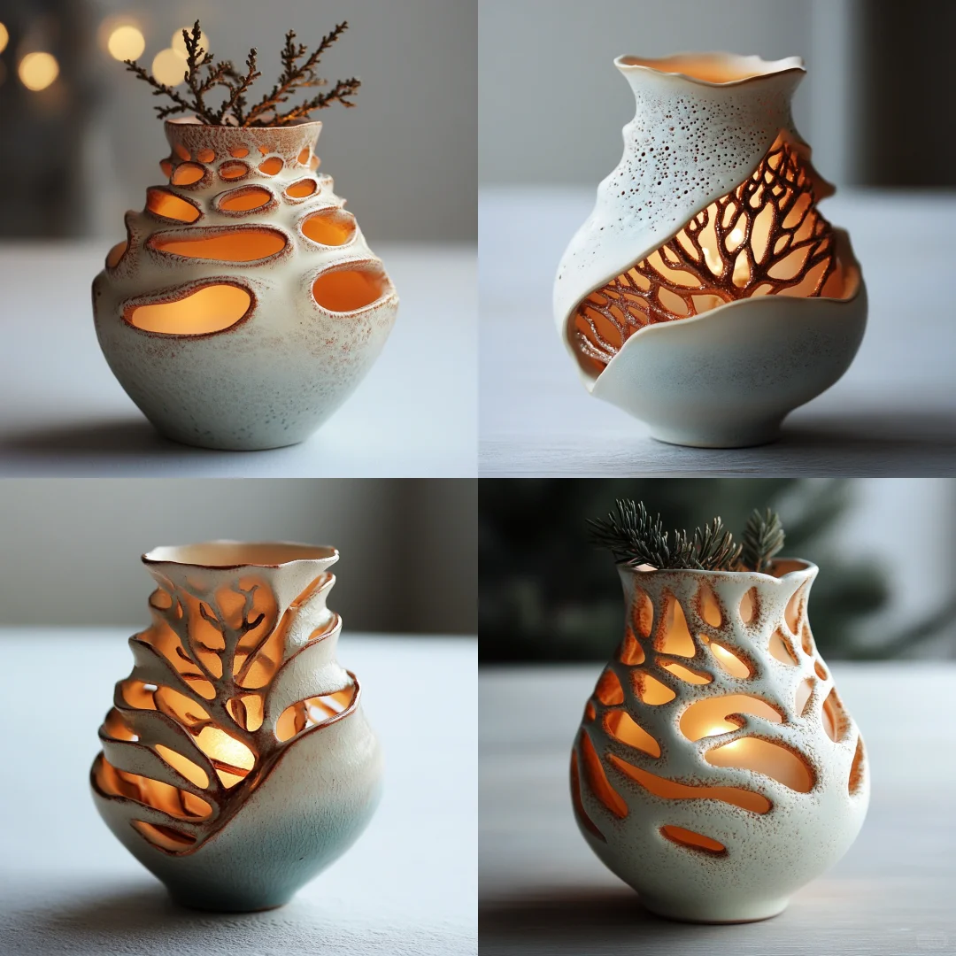 ?陶艺创意分享｜珊瑚透光杯