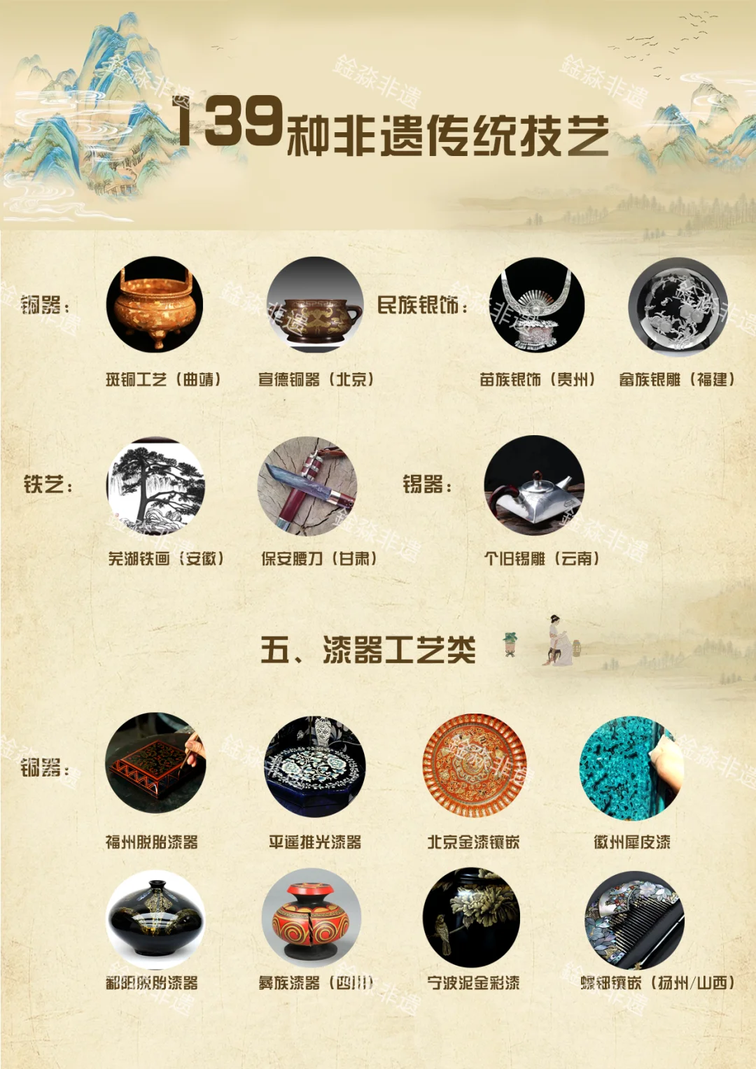 ? 你知道吗?中国有139项国家级非遗手工艺!