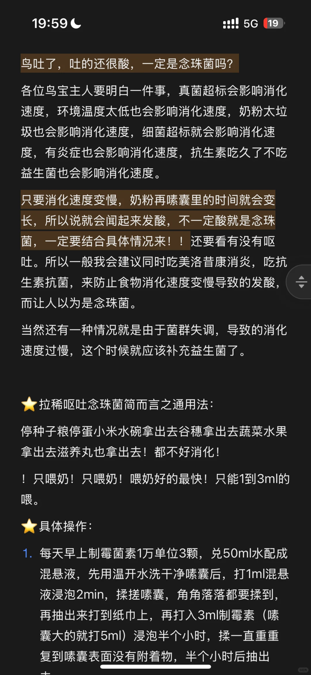 主任强推！鹦鹉呕吐拉稀一天见效处理