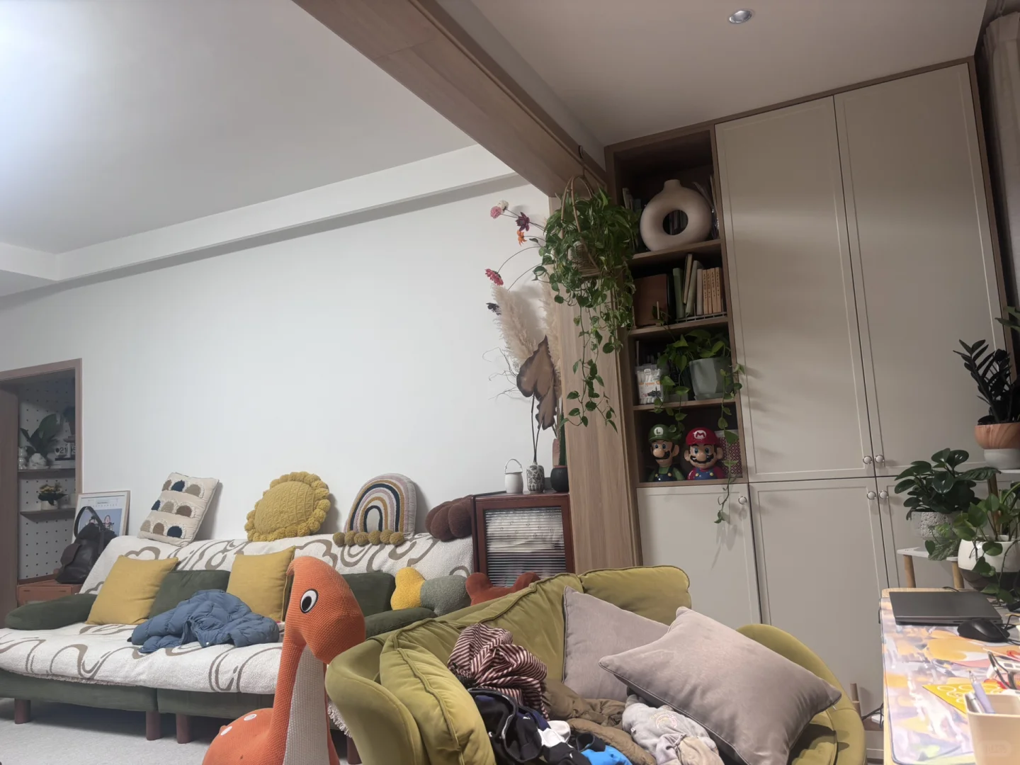 请教我做家务,收纳和整理。