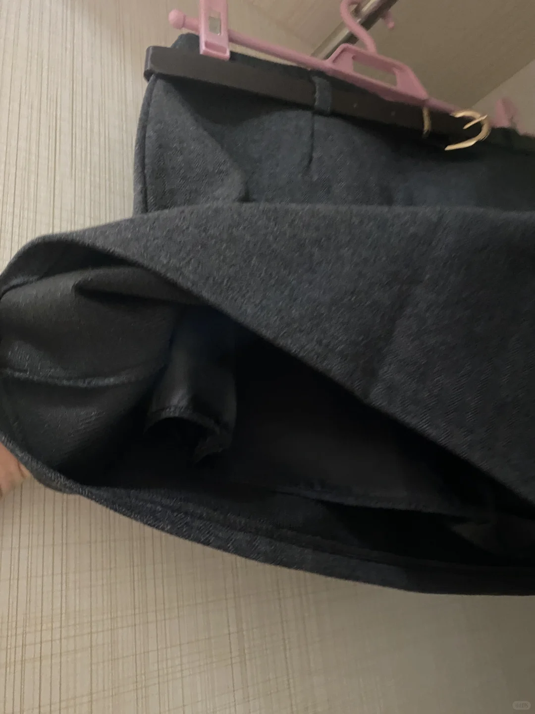 29块?的西装磨毛a字裙实物图来啦！