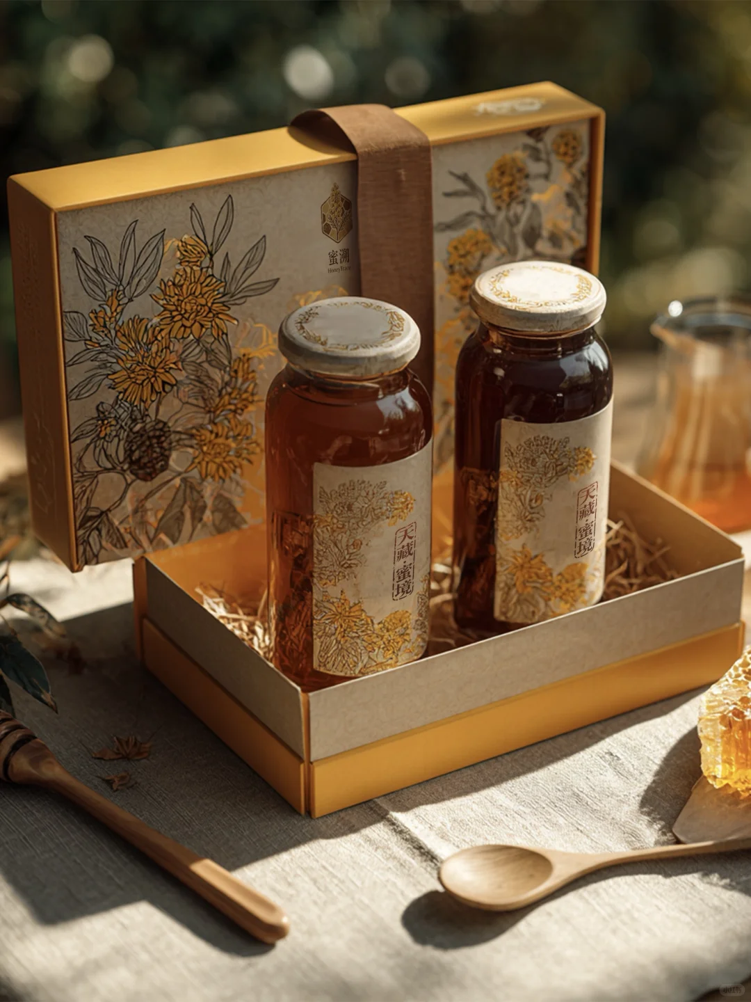 质感超惊喜！这蜂蜜包装设计让早餐都变精致