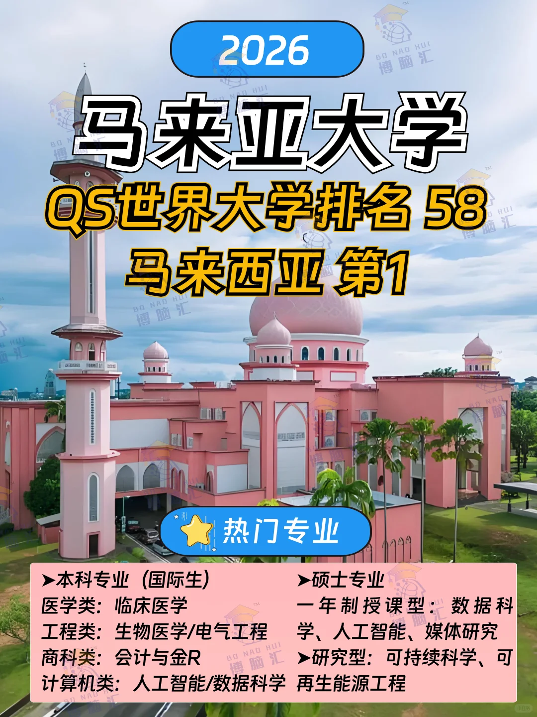 ?马来亚大学2026招生正式启动！