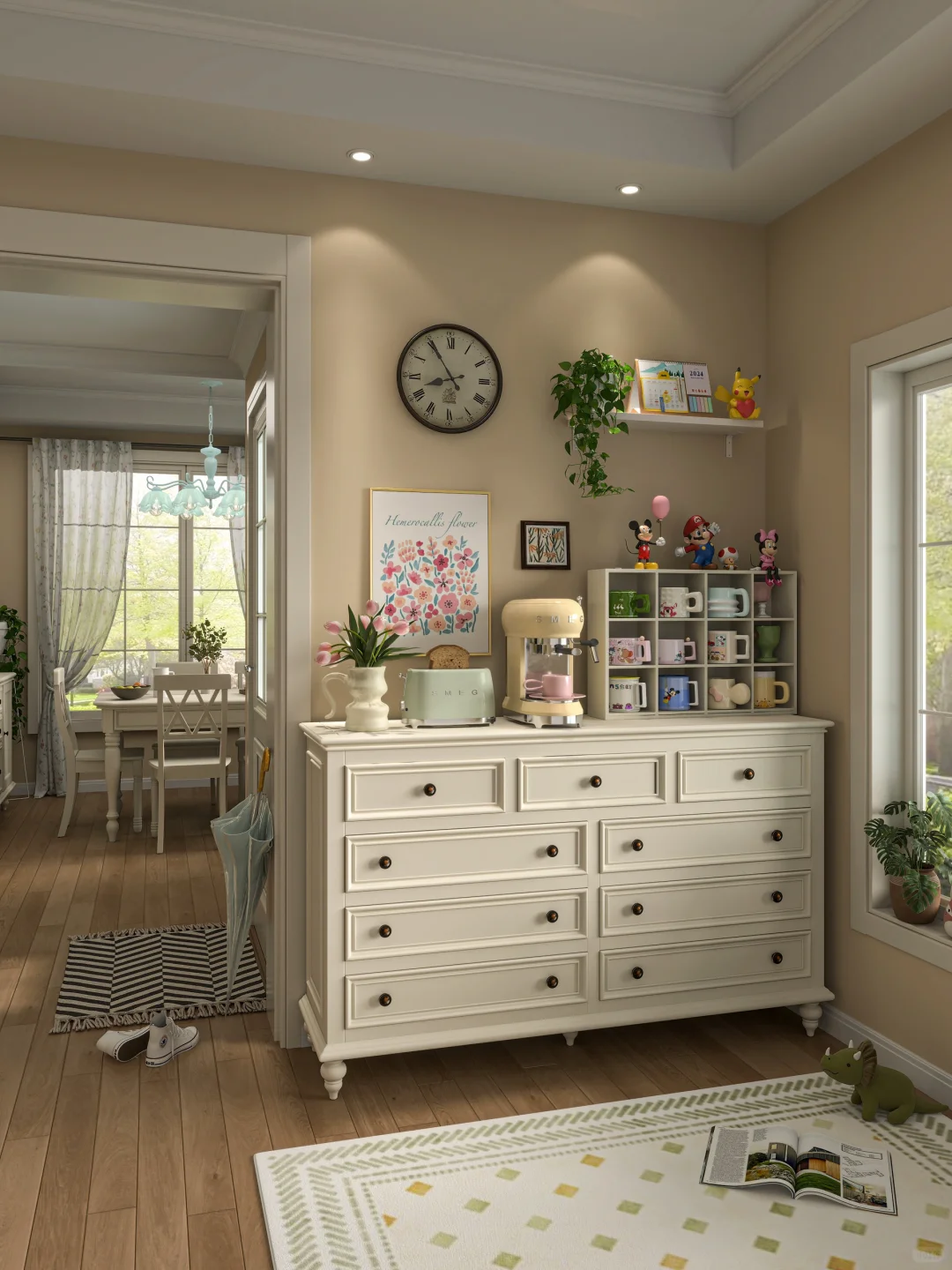 小红书抄作业成功?，这个斗柜也太好用了吧