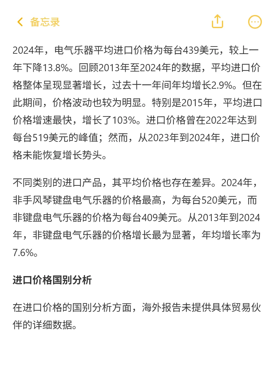 中国乐器年产1400万！出口1200万，