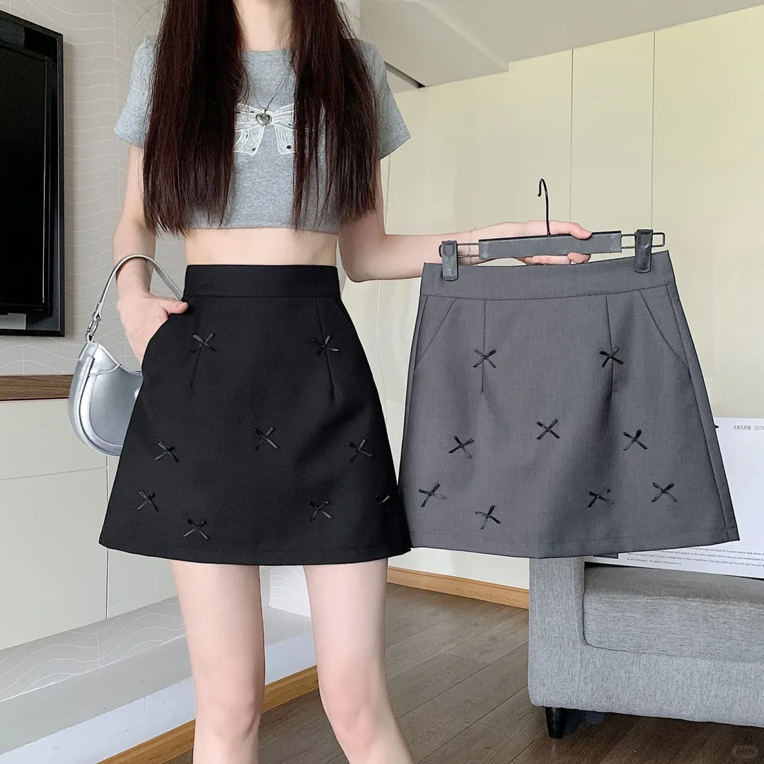 ?高腰A字裙！小个子也能穿出慵懒风?