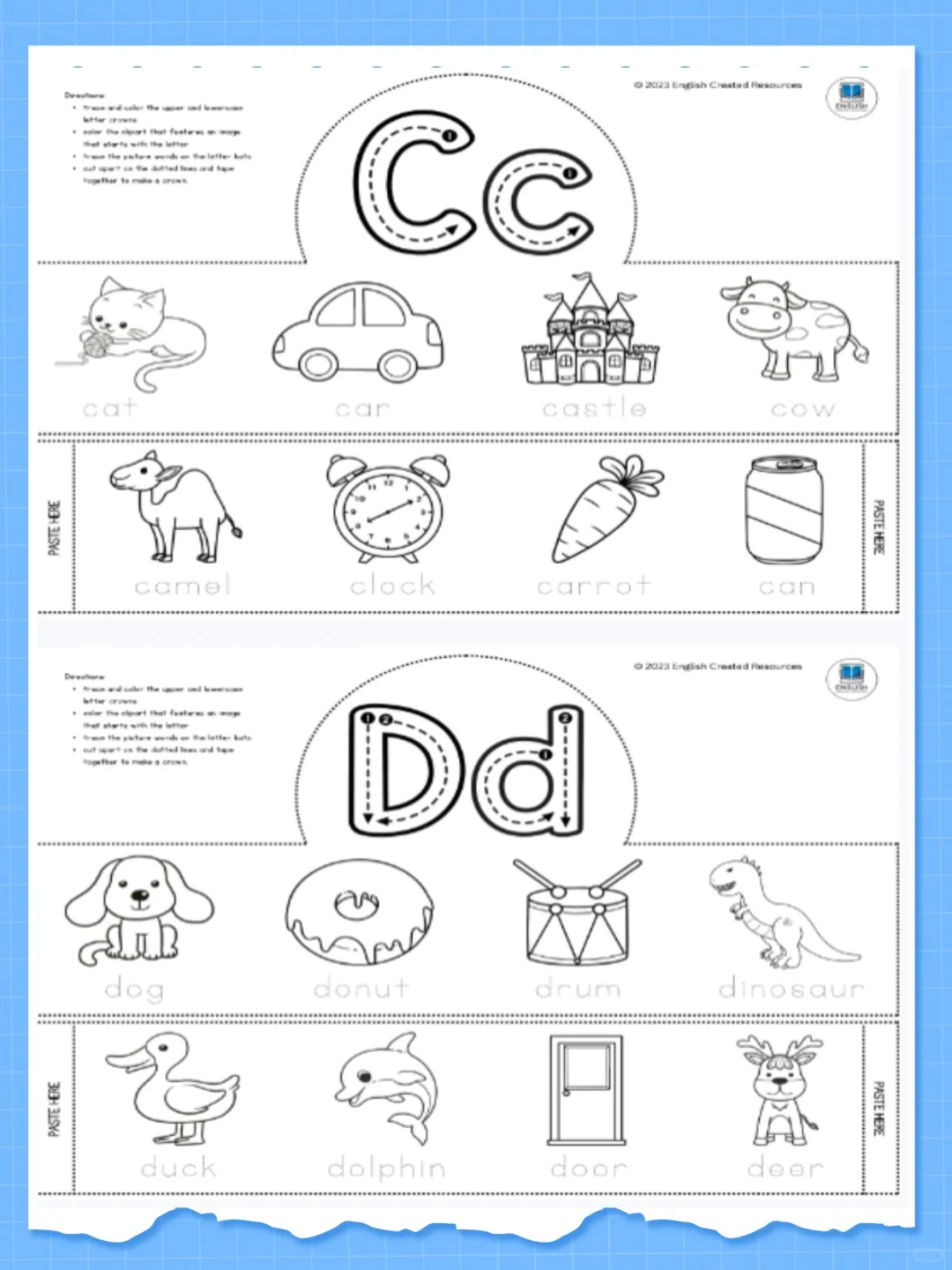 ?26个英文字母描红训练手册（29页）