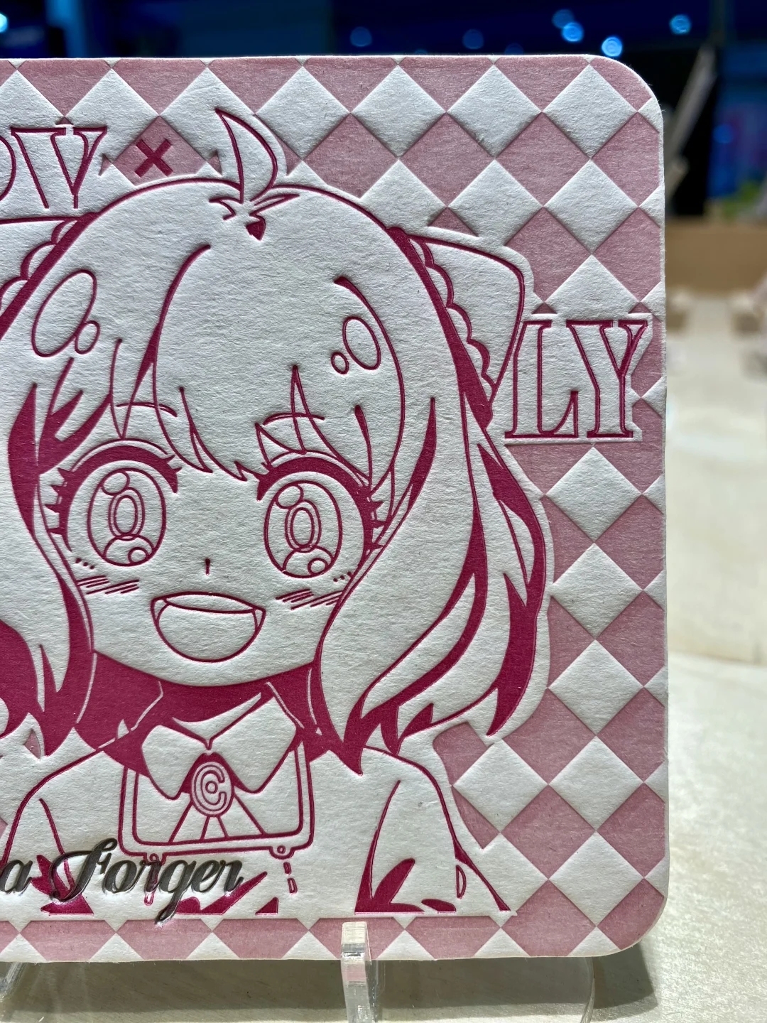 阿尼亚2mm厚的纸杯垫