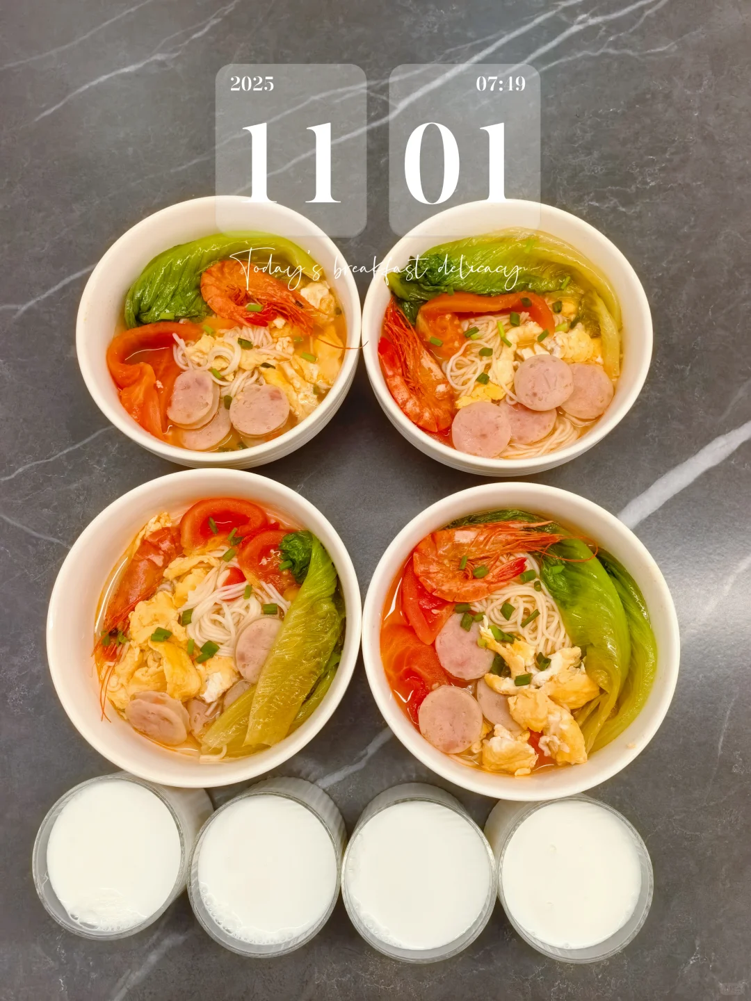 11月份第1️⃣周低碳早餐