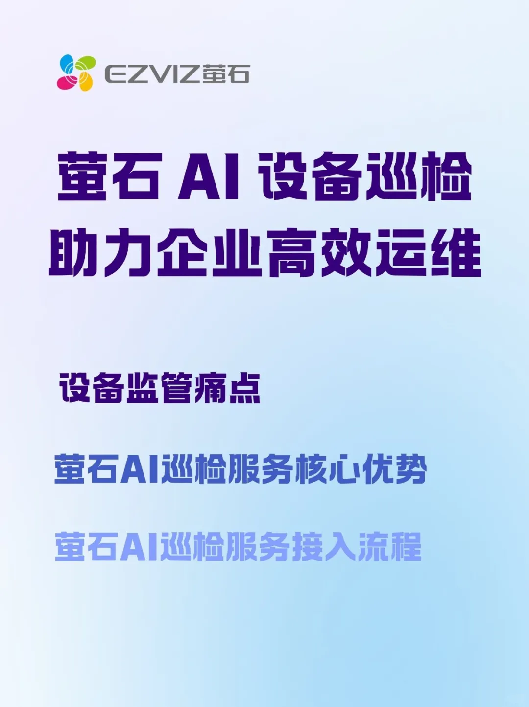 萤石 AI 设备巡检，助力企业高效运维！