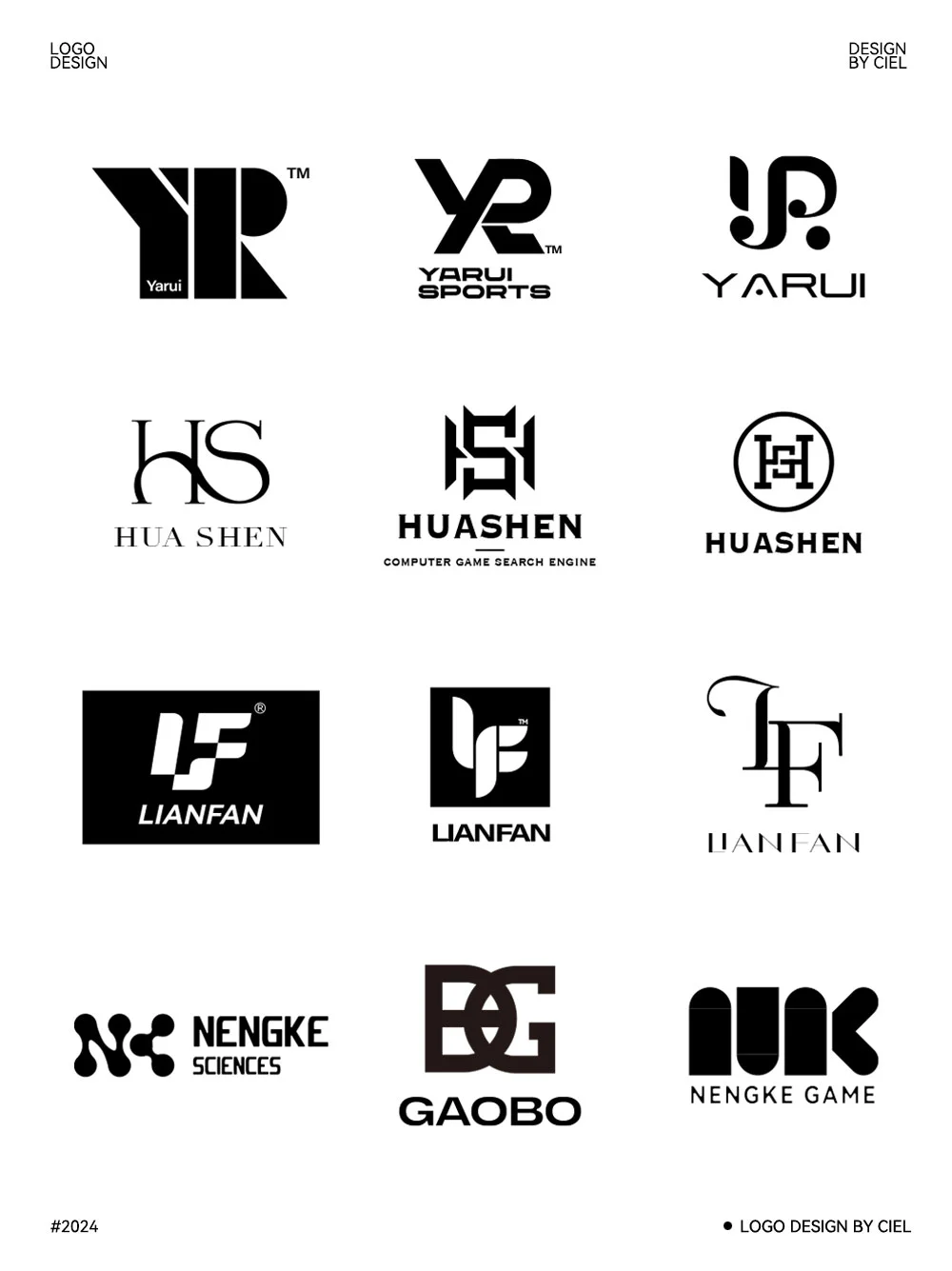 Logo设计｜多字母构成