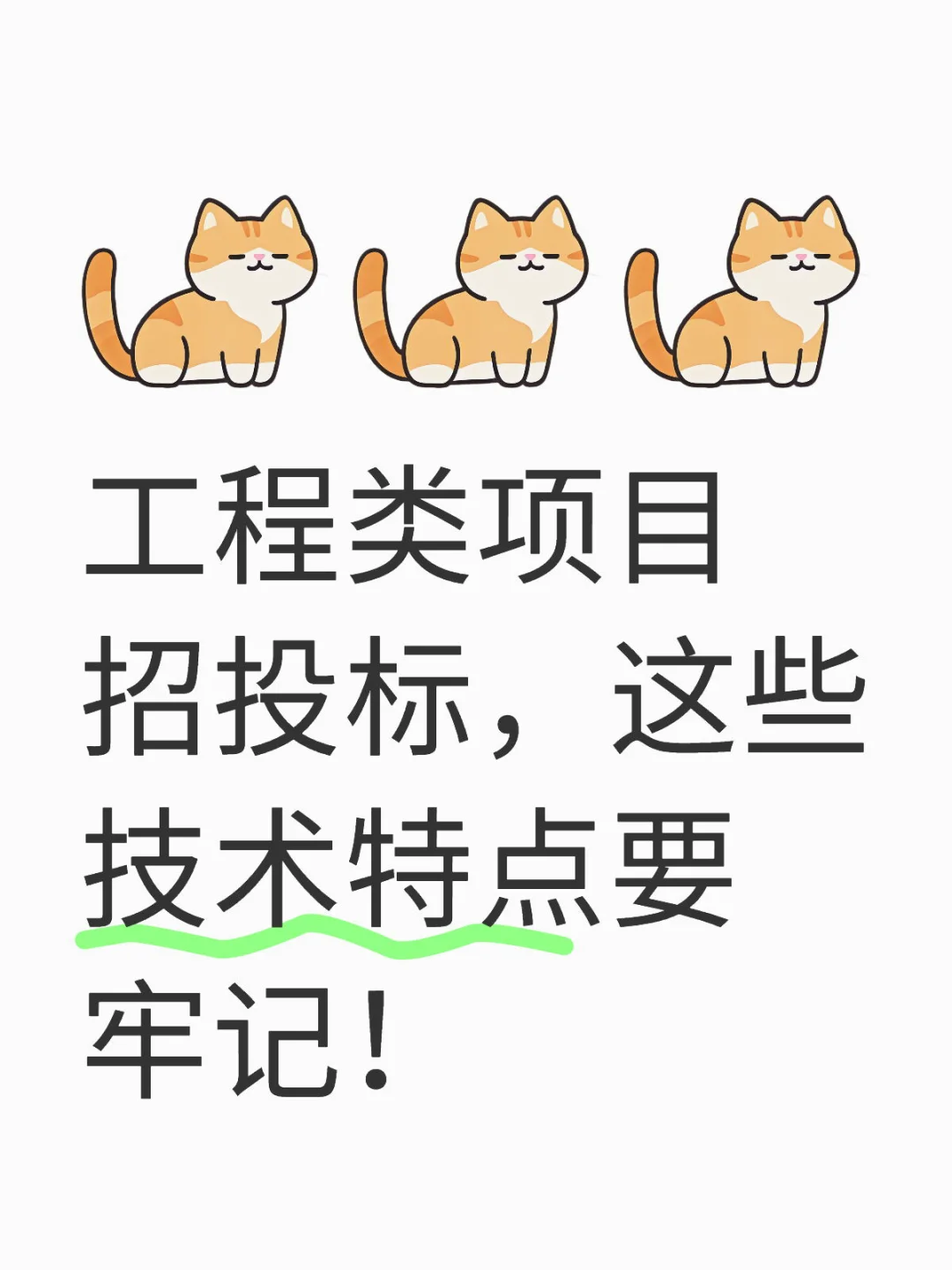 工程类项目招投标，这些技术特点要牢记！