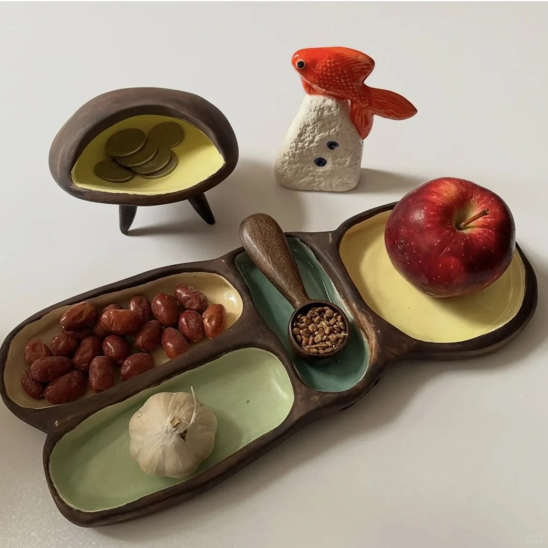 伊朗｜木头和陶瓷做的漂亮餐具?