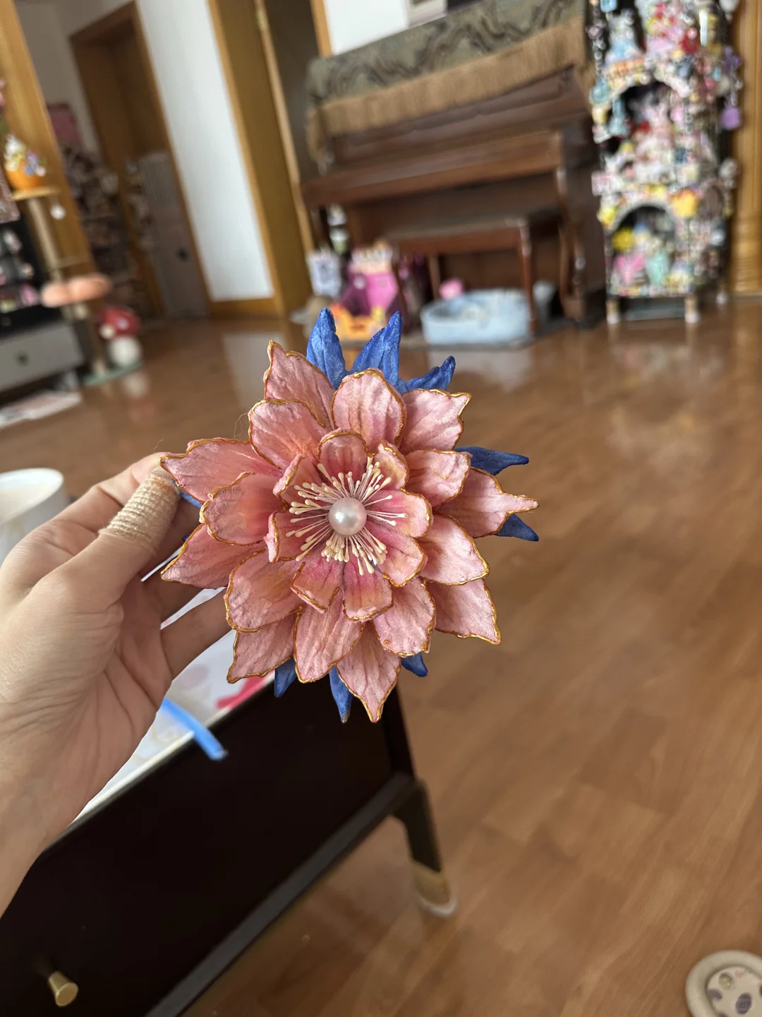 扭扭棒牡丹立体画完工～???