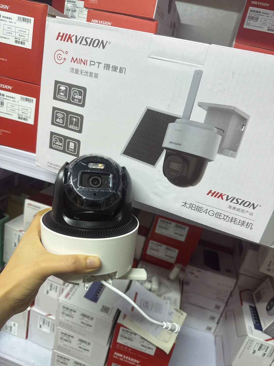海康太阳能4g免流摄像机，新品到货！！！