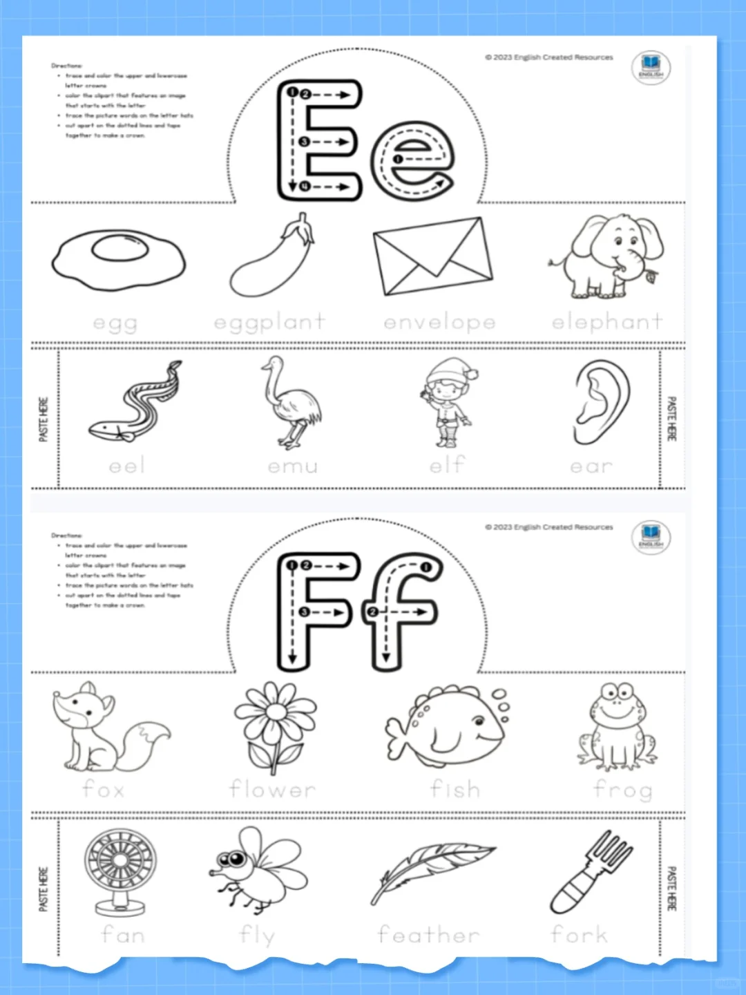 ?26个英文字母描红训练手册（29页）