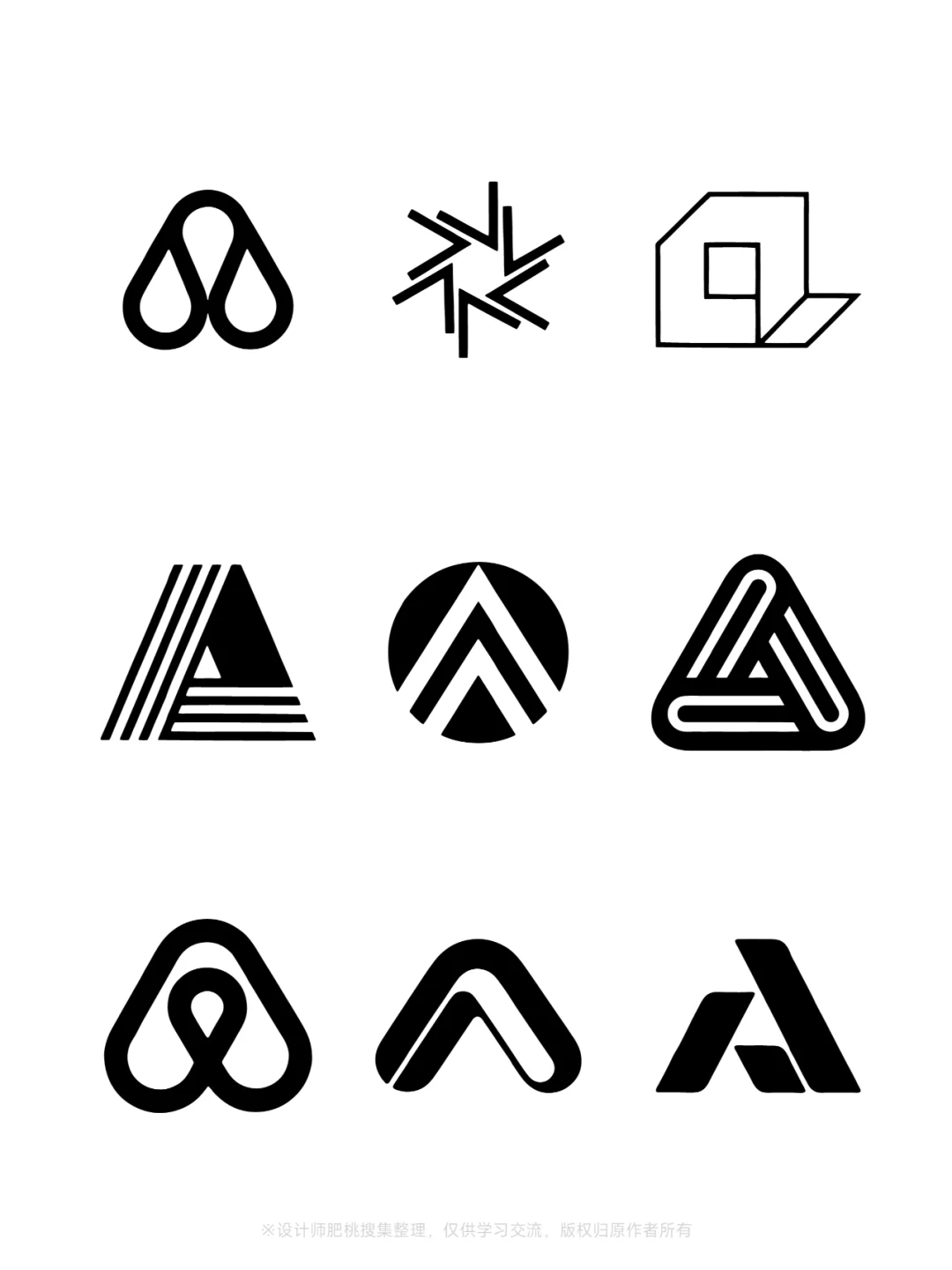 ✨字母A的LOGO设计灵感分享【建议收藏】