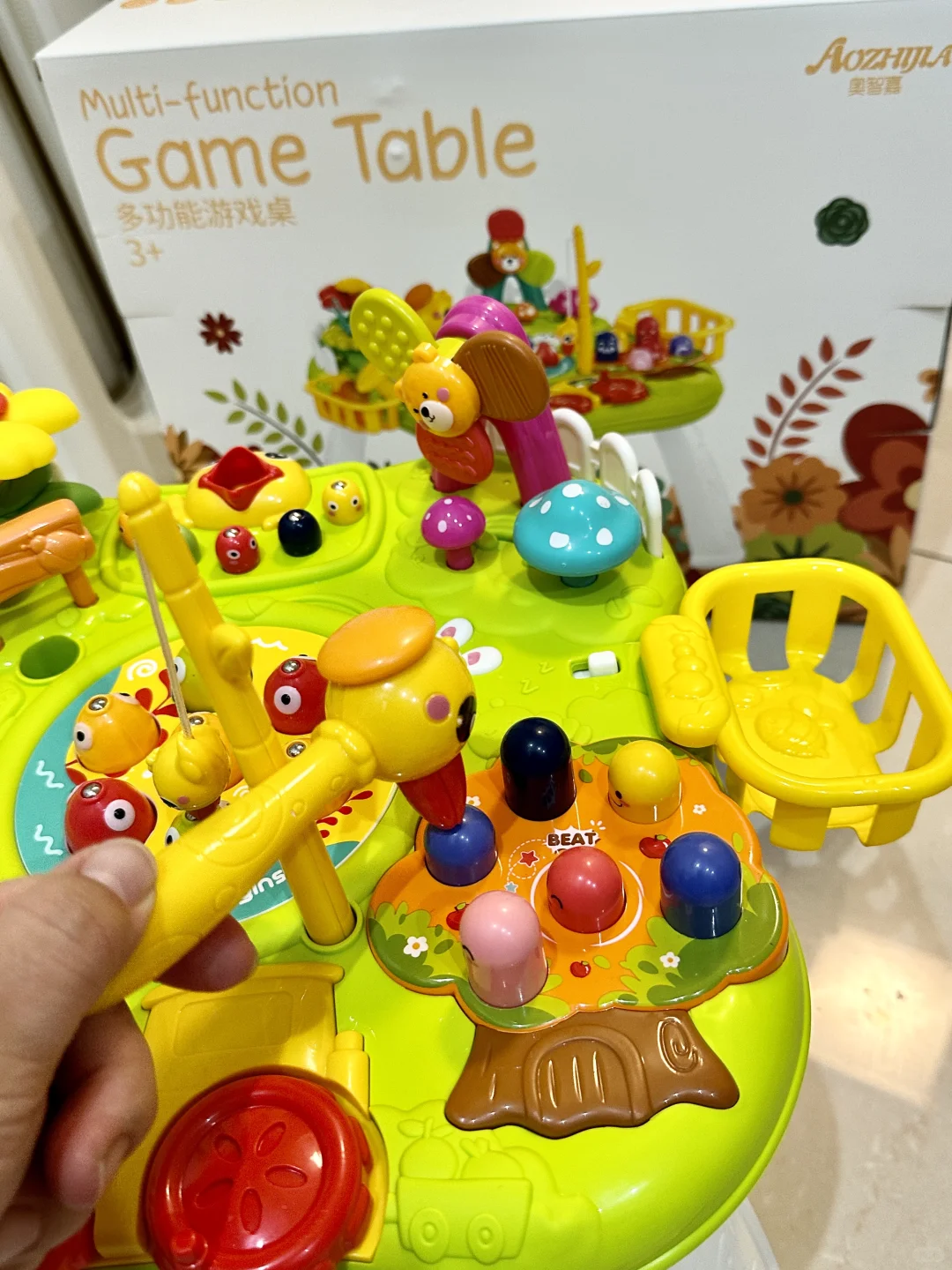 nb！玩具桌硬控他一天！