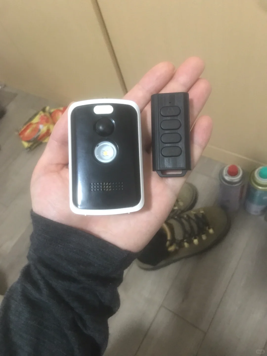 露营防小偷红外报警装置！