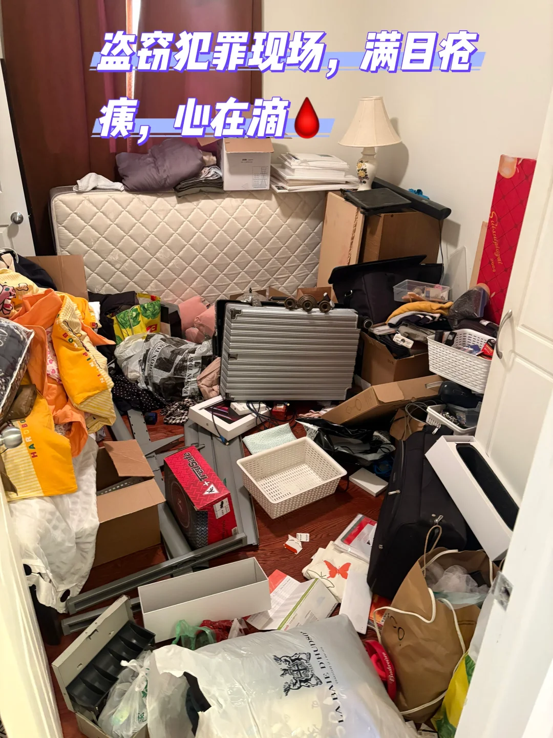 犯罪现场,满目疮痍,我的心血流成河?