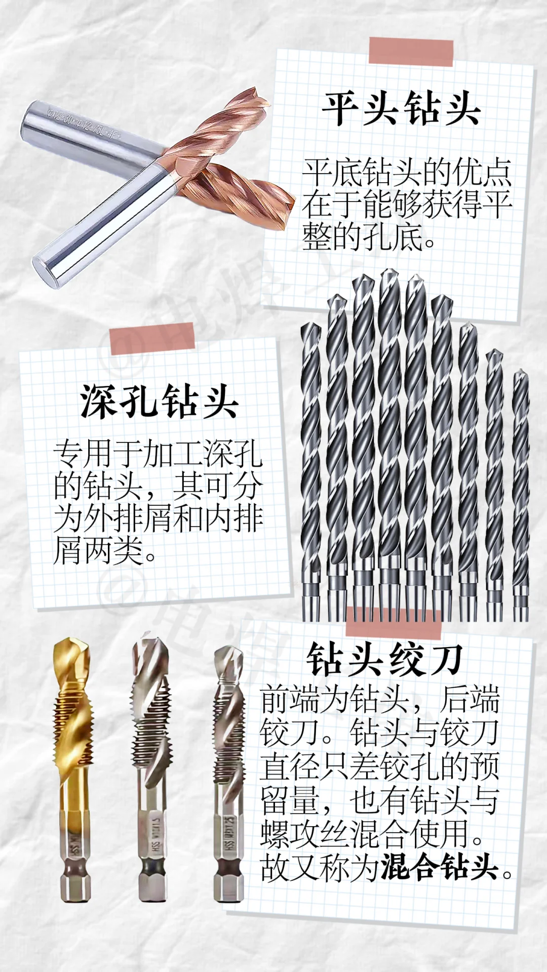 常见的钻头种类