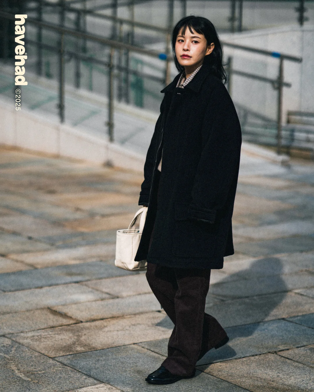 城市羊毛半外套