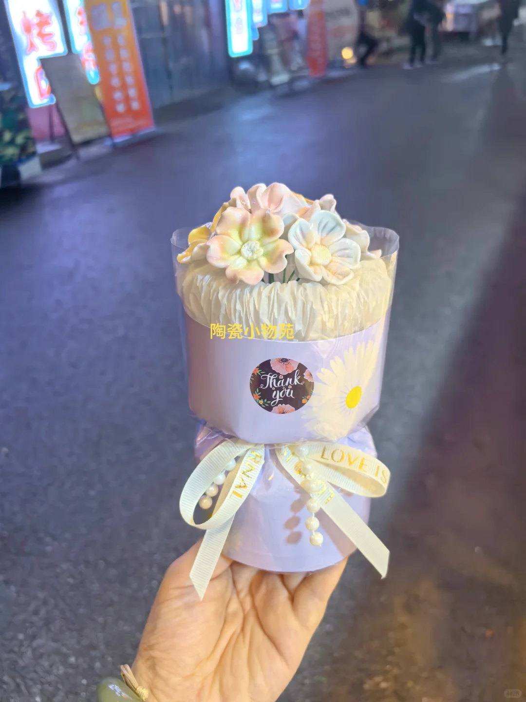 我家的陶瓷花，包花束绝了❗️❗️