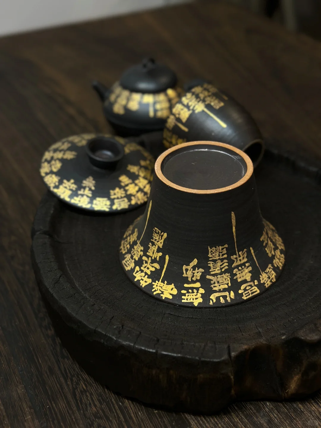 ?把喜欢的书法写在茶具上！