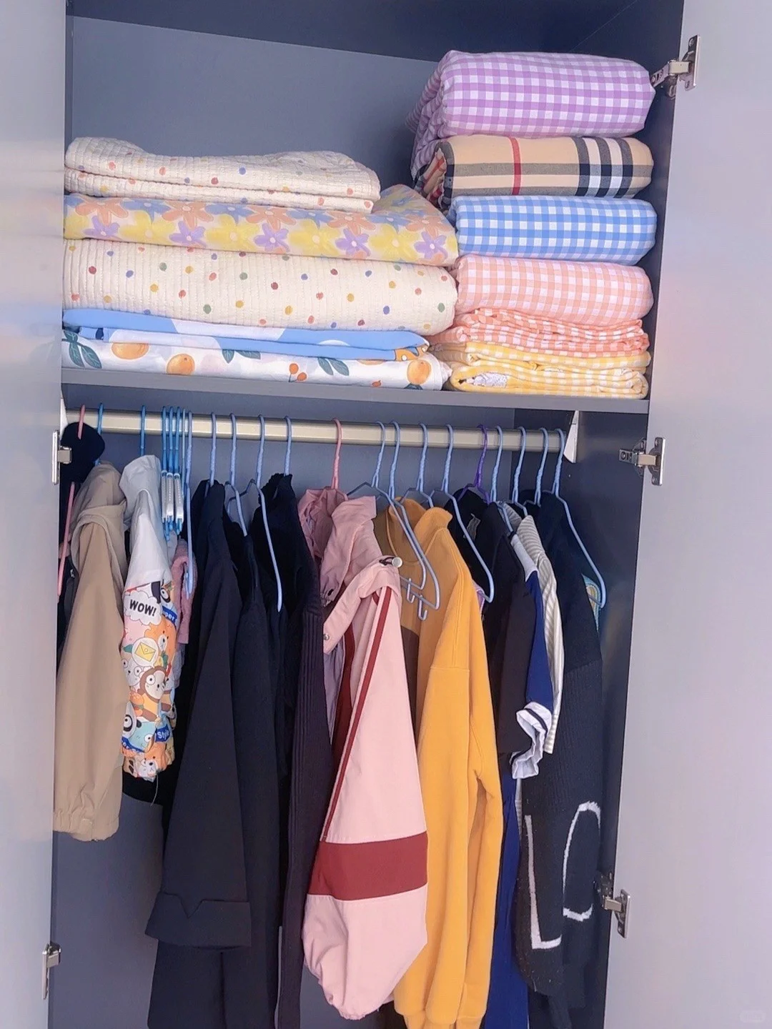 换季整理之换床单整理衣柜