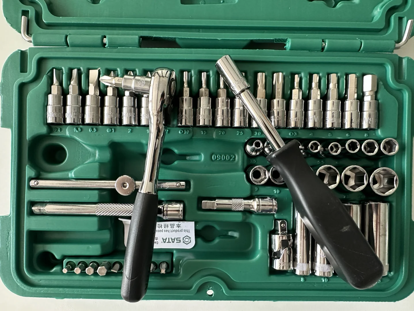 世达这套棘轮扳手好帅?