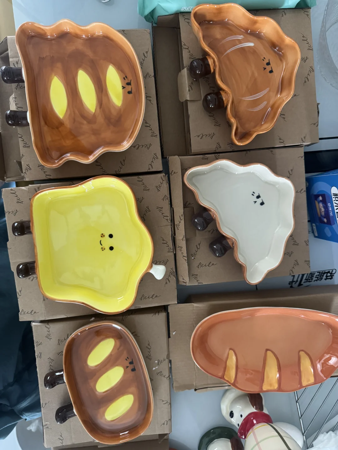 买到了实物和图片一样可爱的盘子！