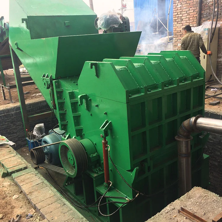 废钢铁破碎机的分选脱漆效果比较明显