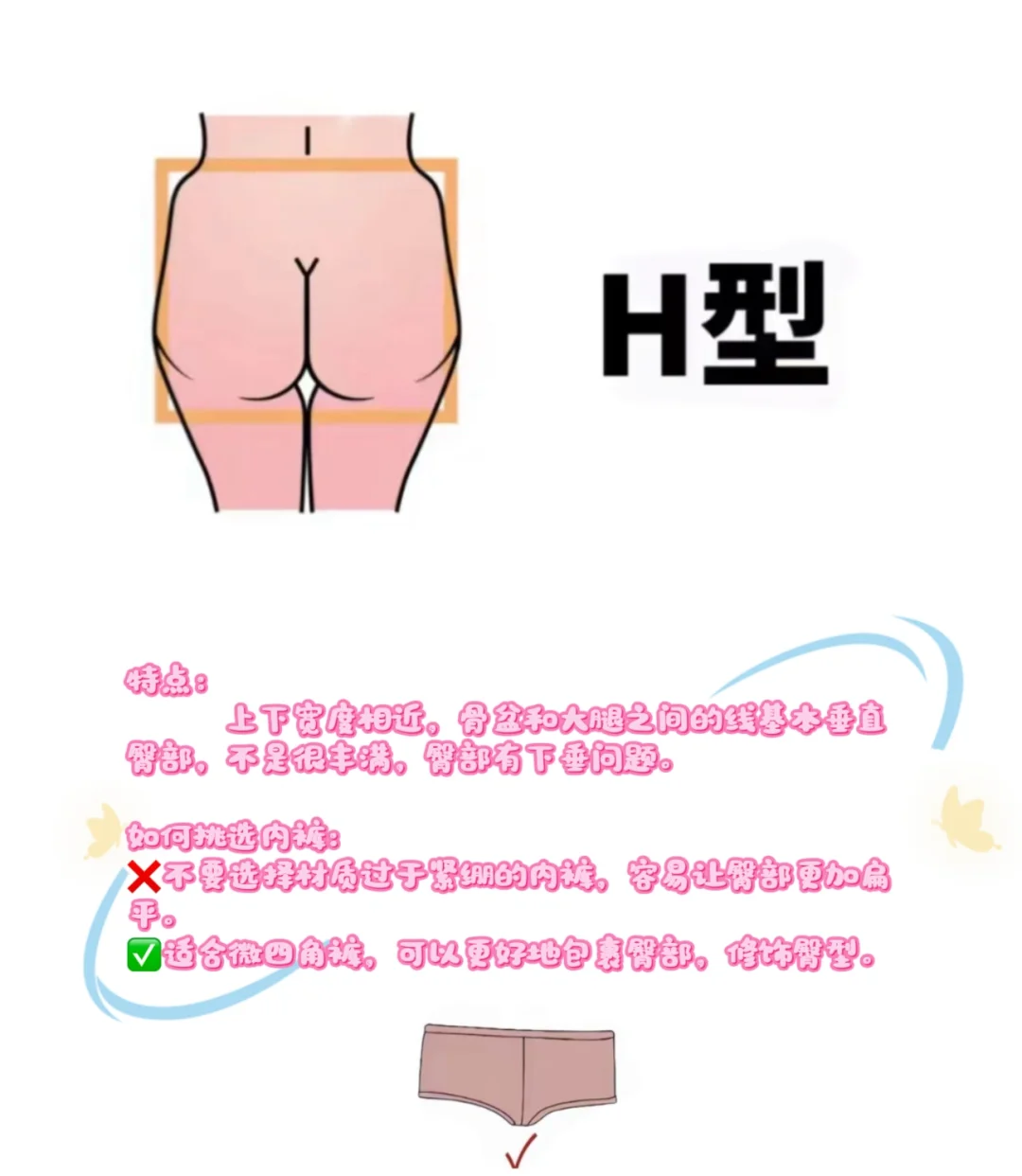 怎么根据臀型选内裤？