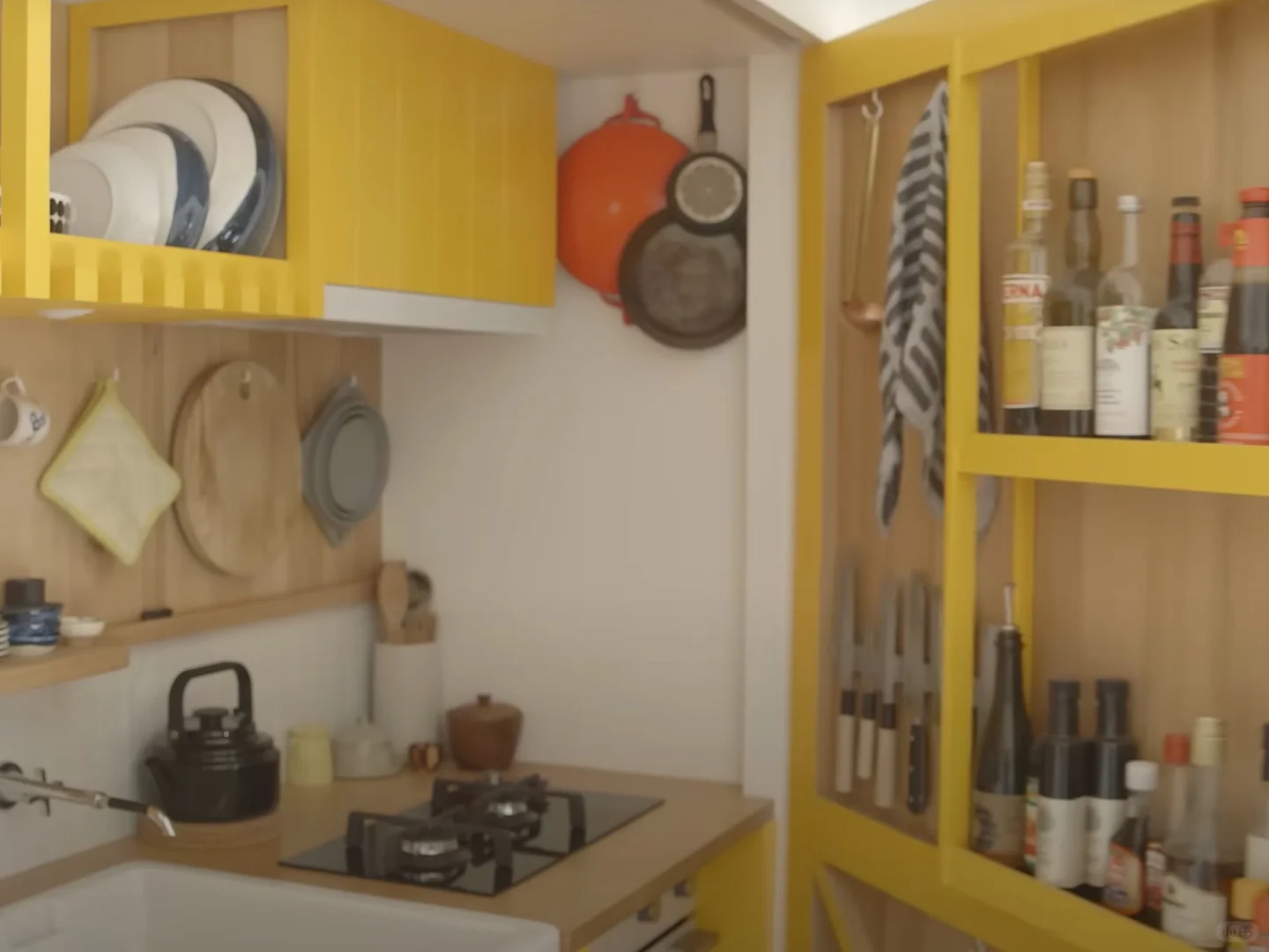 思考｜开合自由的隐藏式厨房