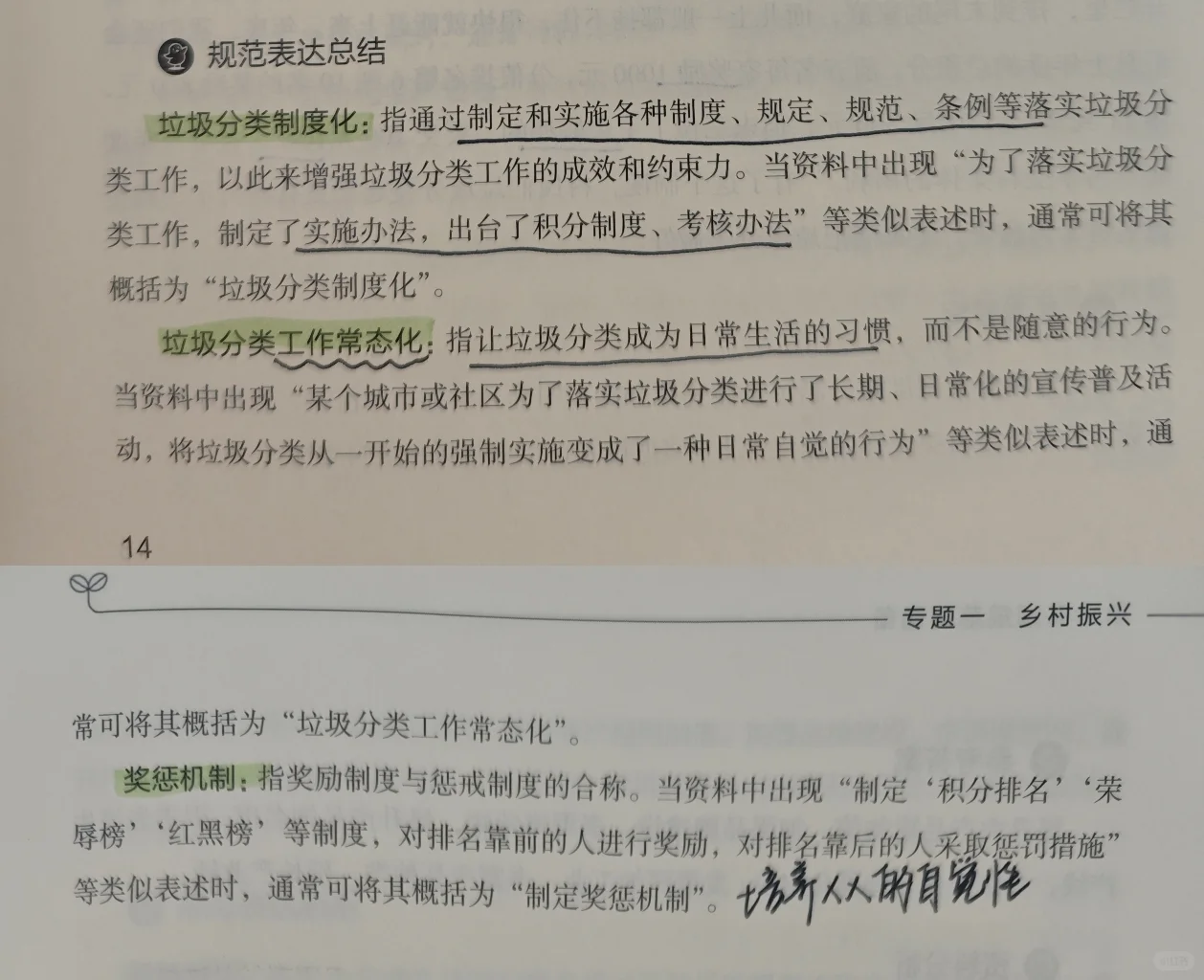 申论规范词-乡村振兴