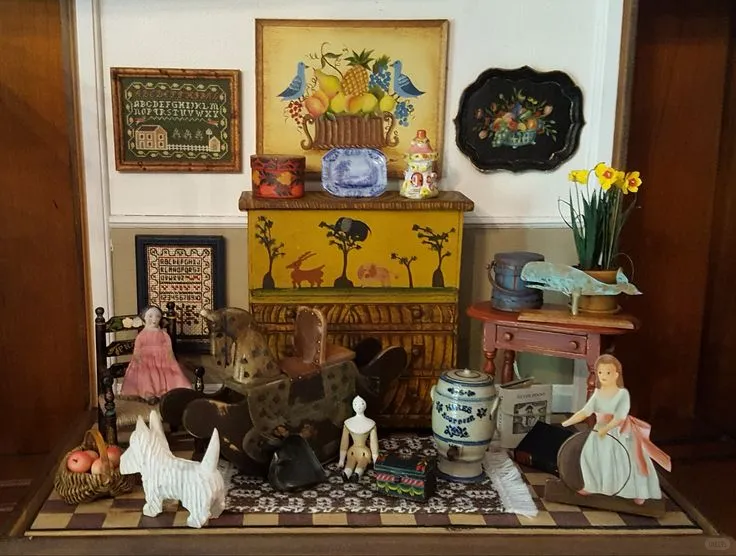 微缩娃屋摆件家居迷你家具