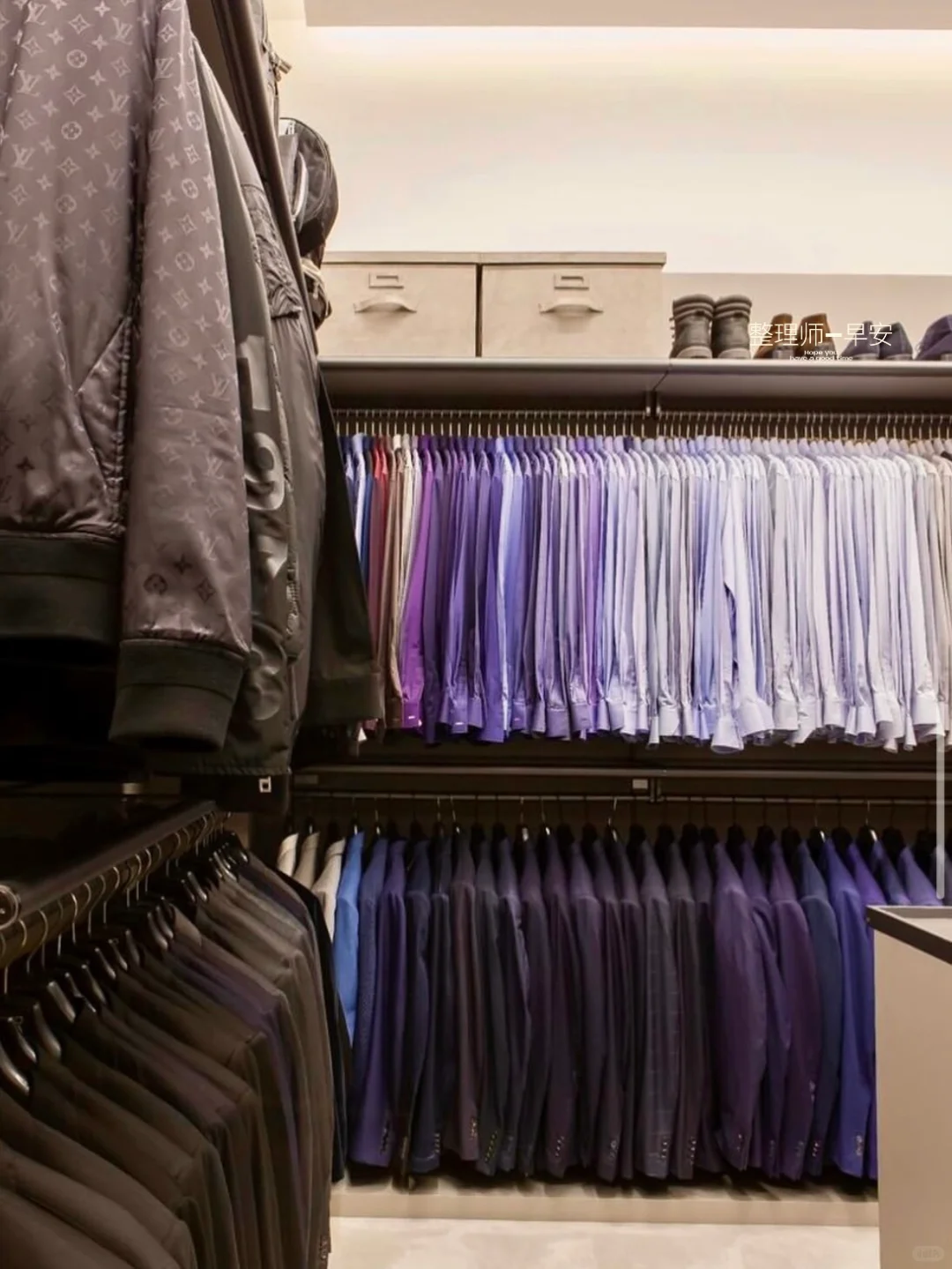 懒人收纳｜夫妻共用衣橱快速换季方法，爱了