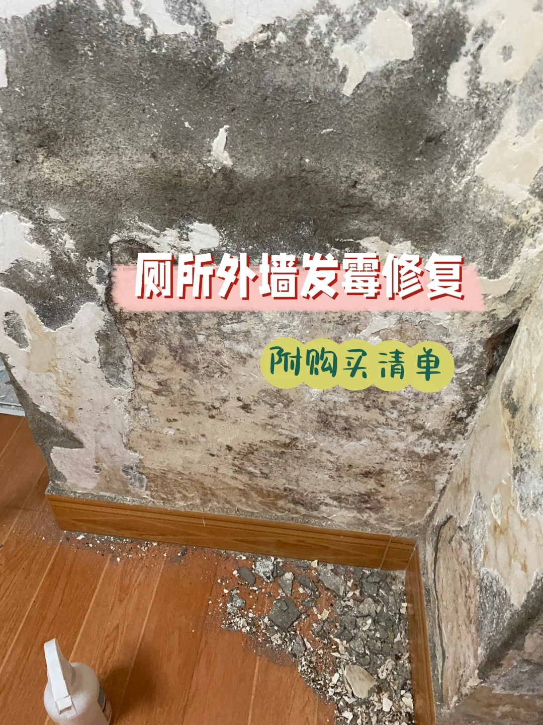 老房子墙皮发霉反碱的补救措施