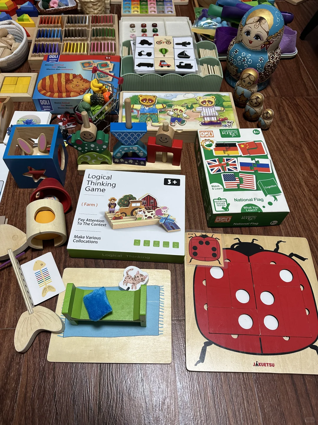 一岁半到三岁教具玩具分享