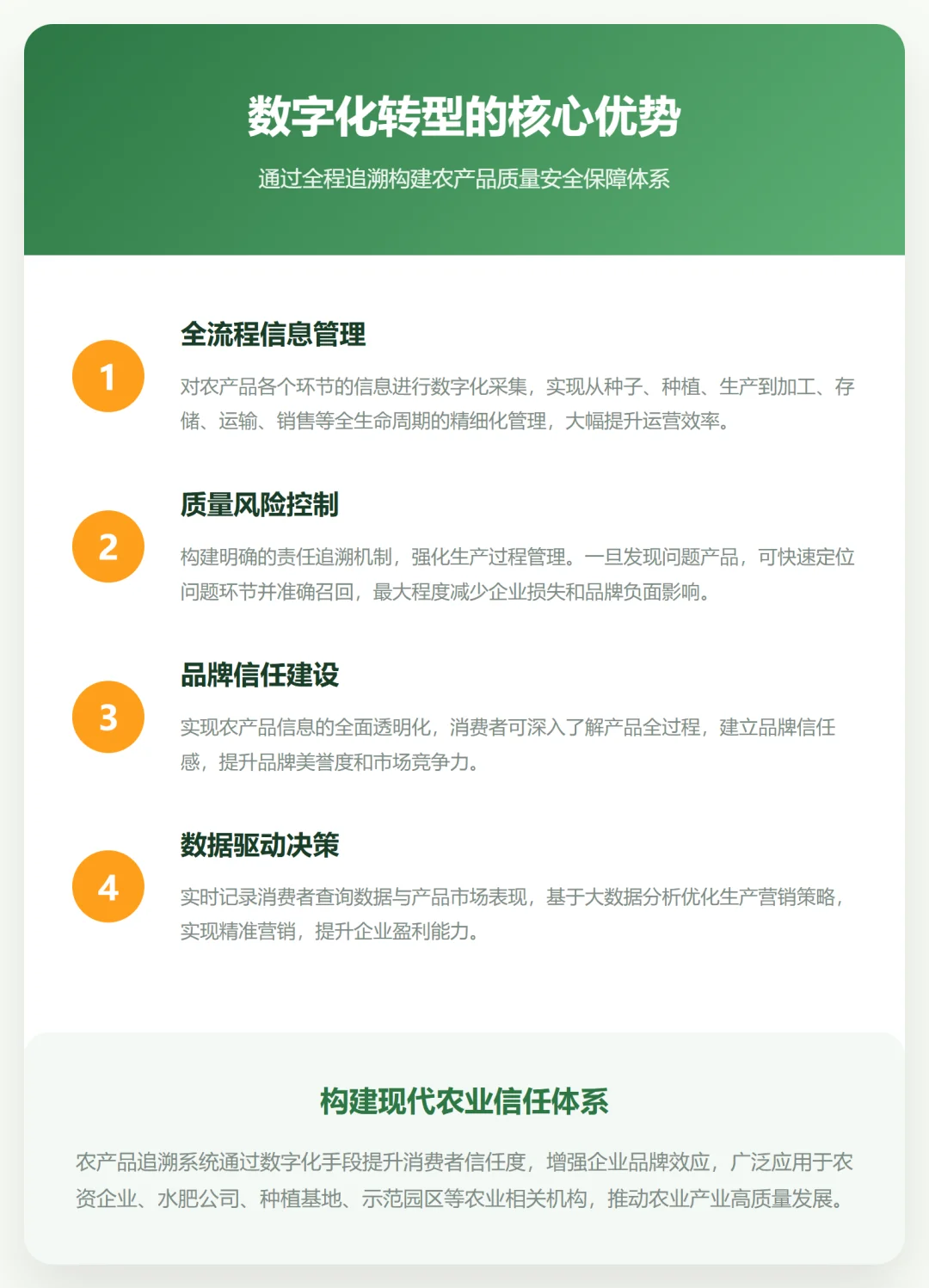 农产品溯源系统有什么用？