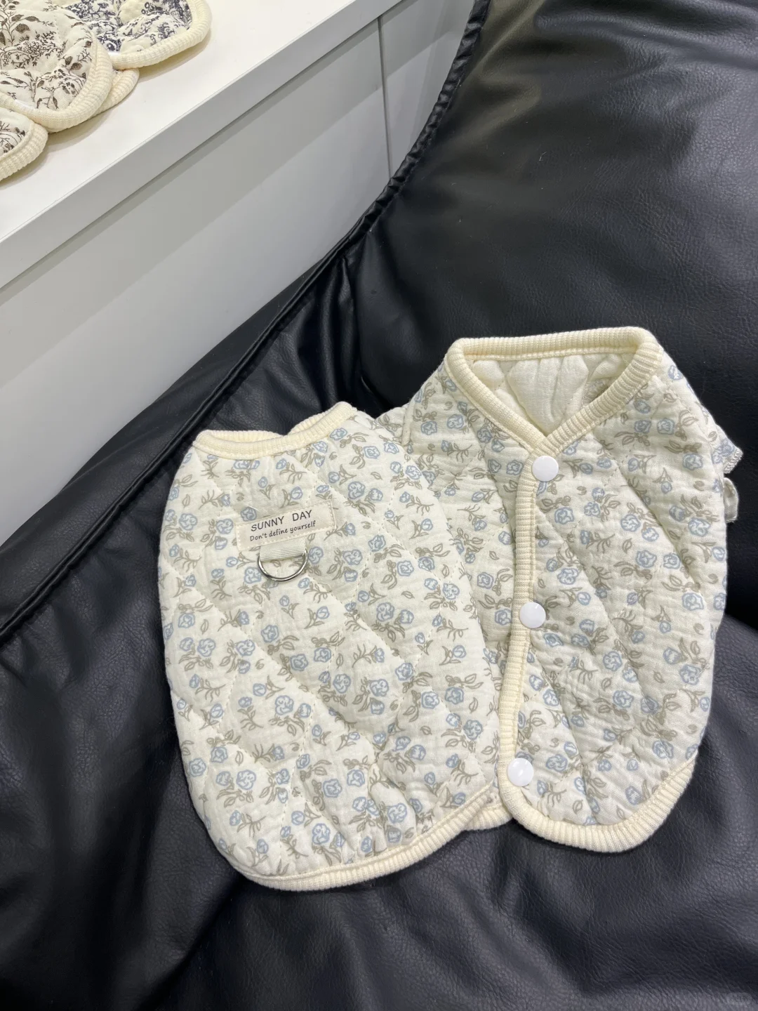 ?宠物衣服|一眼命中的纯棉纱布夹棉衣?