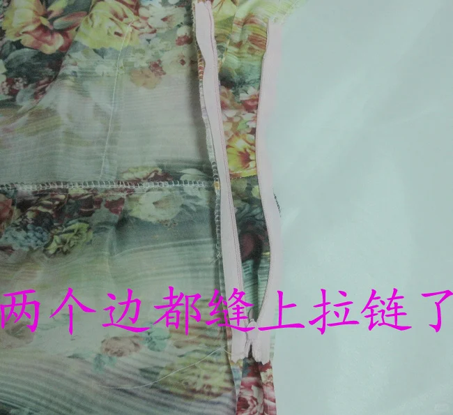 缝纫教程－侧腰上隐形拉链