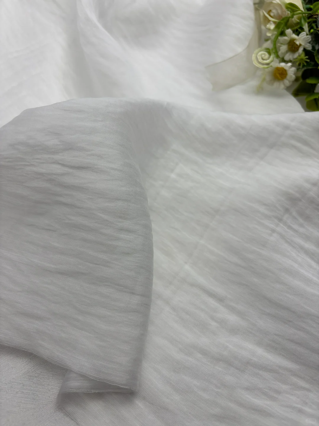 19.9元5米，白色天丝棉轻薄布料里衬透气吸汗