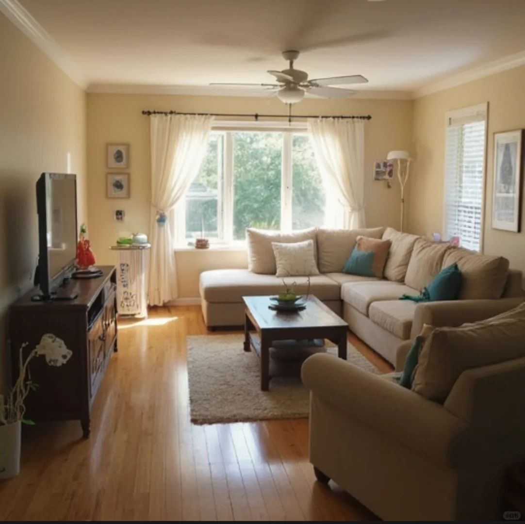 客厅大变身✨！整理前后对比，效果太震撼！