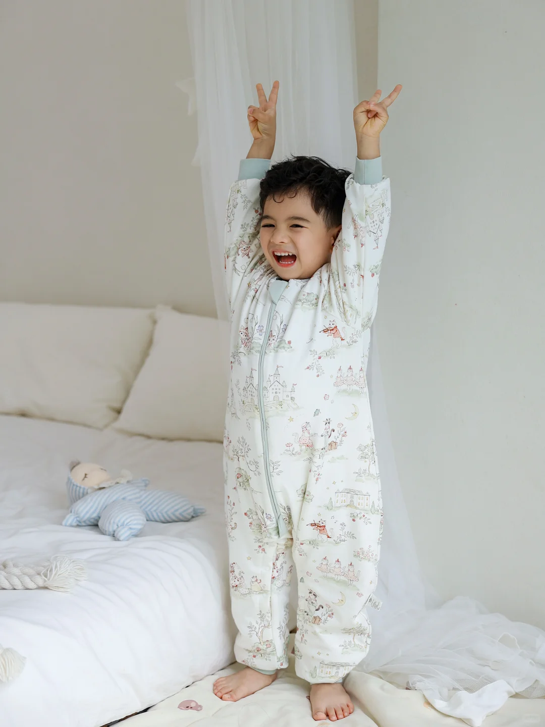 秋冬养娃救命❗️童话风睡袋太给力了!