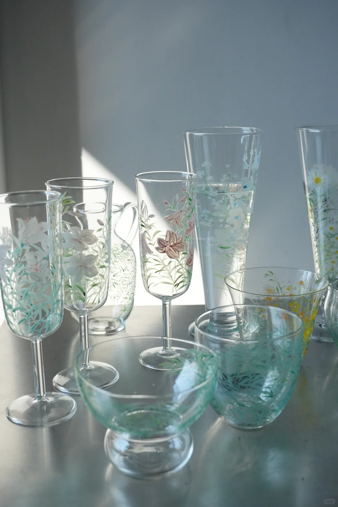 一束光打过来～｜手绘玻璃