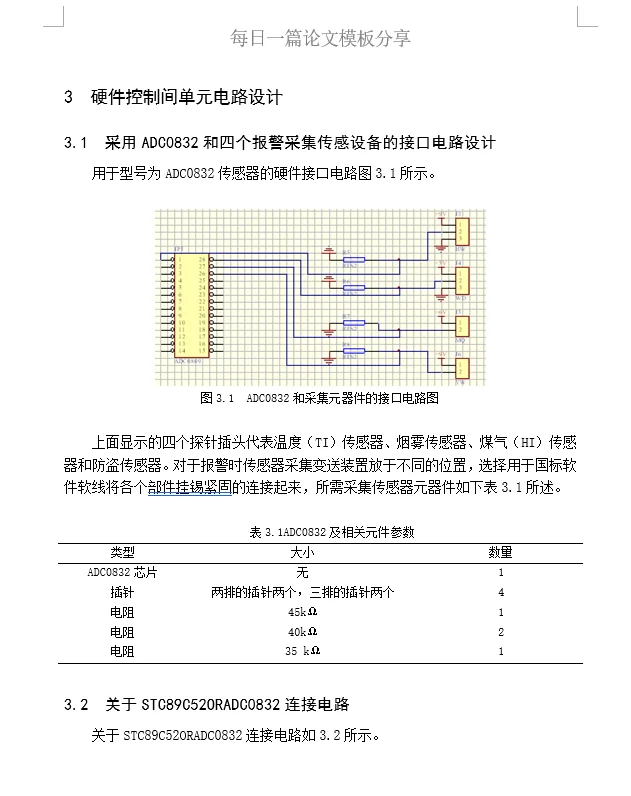 基于51单片机的智能小区安防系统的设计